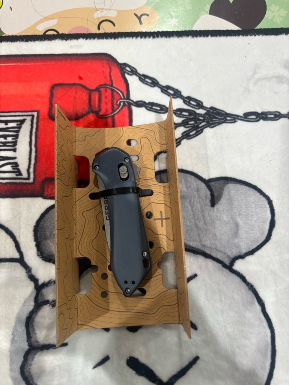 Gerber Folding Pocket Knife Gray and Black